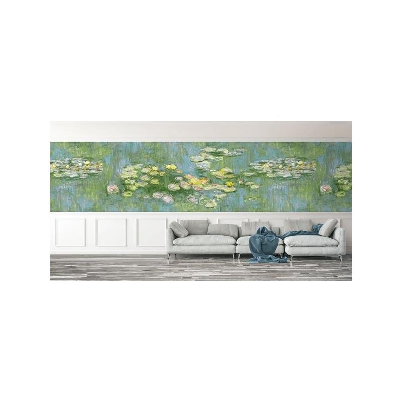 Select Fi71800M French Impressionist Lily Pad Mural Seabrook Wallpaper