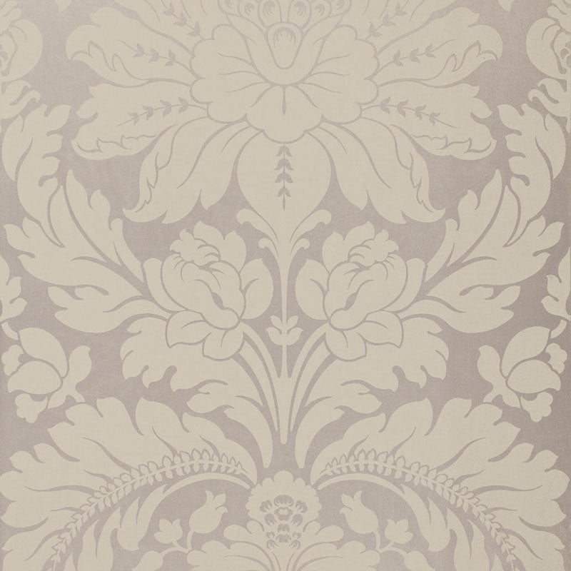 Select 66562 Anvers Damask Nickel by Schumacher Fabric