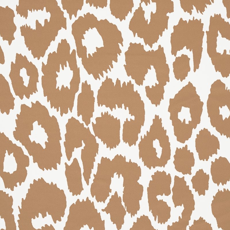 Search 5007017 Iconic Leopard Camel Schumacher Wallcovering Wallpaper