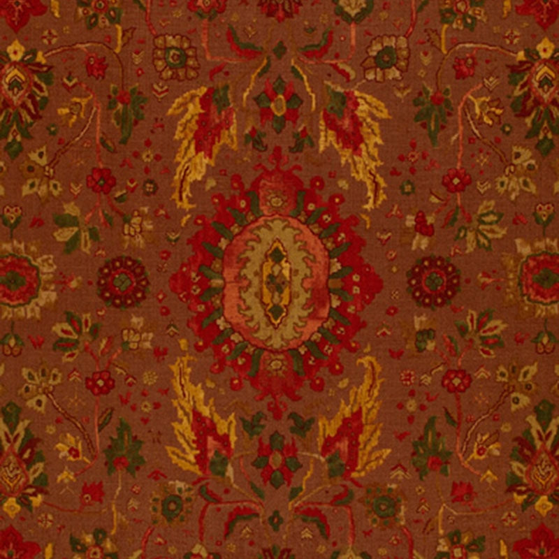 Purchase sample of 172791 Jahanara Carpet, Spice Brown by Schumacher Fabric
