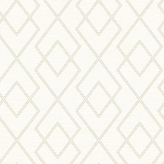 Shop 3115-12423 Farmhouse Blaze White Trellis White by Chesapeake Wallpaper