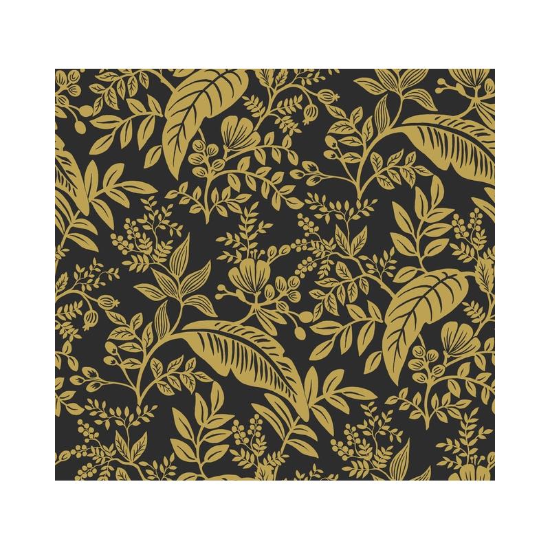 Sample RI5139 Rifle Paper Co. Canopy Gold York Wallpaper