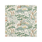 Sample 16590-002 Kelmescott Hand Block Print, Leaf On Ivory - Scalamandre Fabric (SC 000216590)
