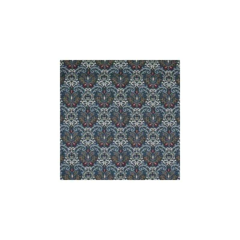 Order F3496 Midnight Blue Medallion Greenhouse Fabric