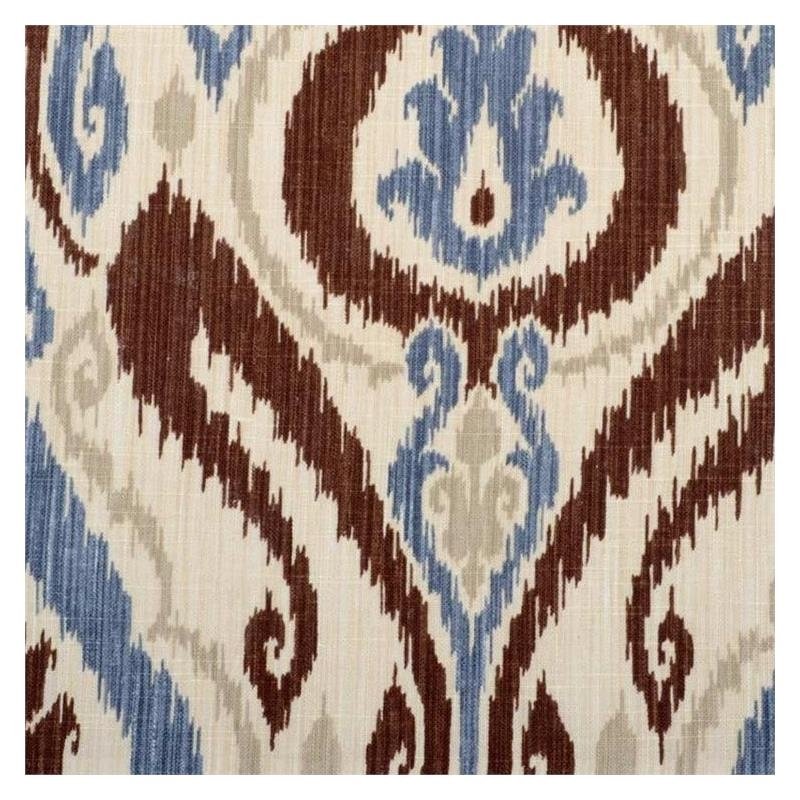 42296-108 Blue/Brown - Duralee Fabric