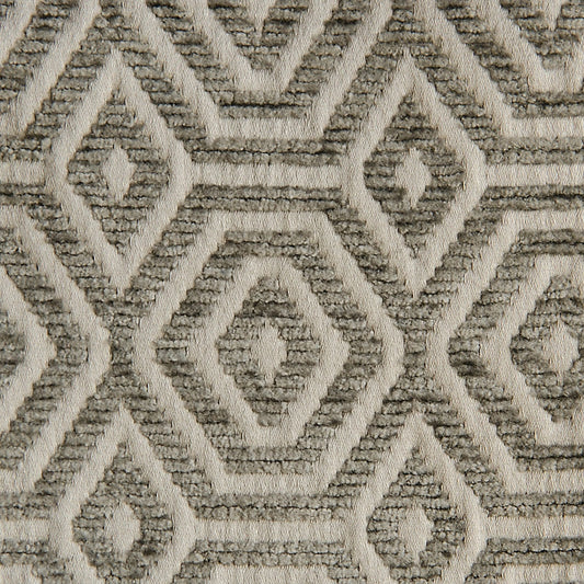View A9 0008Geom Geometric Drops Castle Gray by Aldeco Fabric