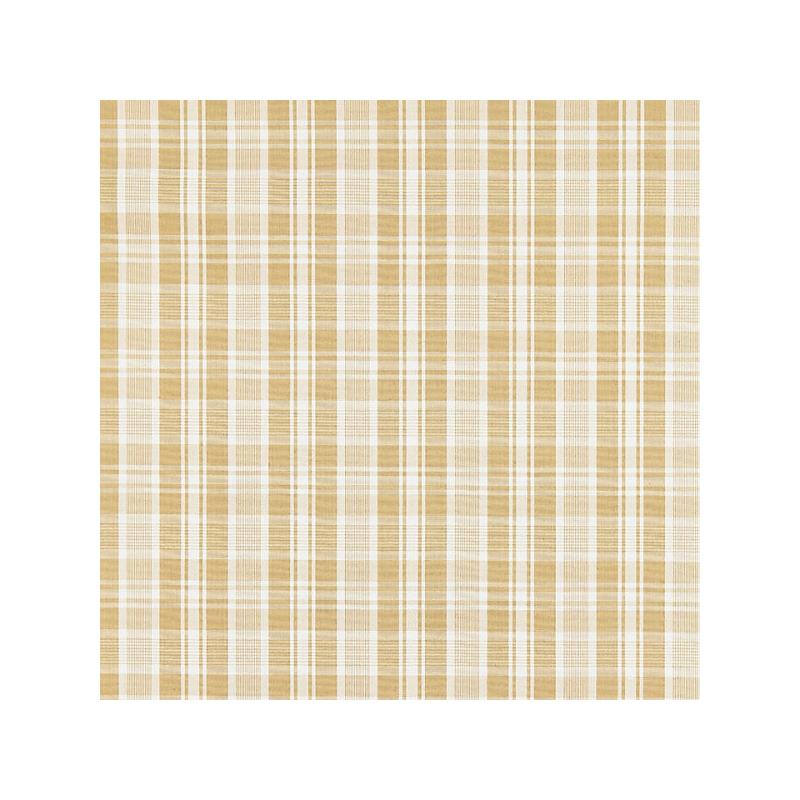 Sample 27122-001 Preston Cotton Plaid, Camel - Scalamandre Fabric (SC 000127122)