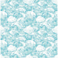 Acquire 2904-25688 Fresh Start Kitchen & Bath Surfside Aqua Shells Wallpaper Aqua Brewster