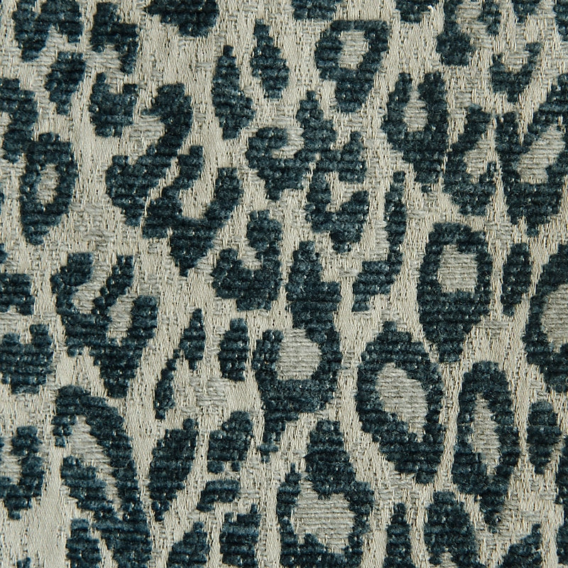 Order A9 0008Leop Leopard Orion Blue by Aldeco Fabric