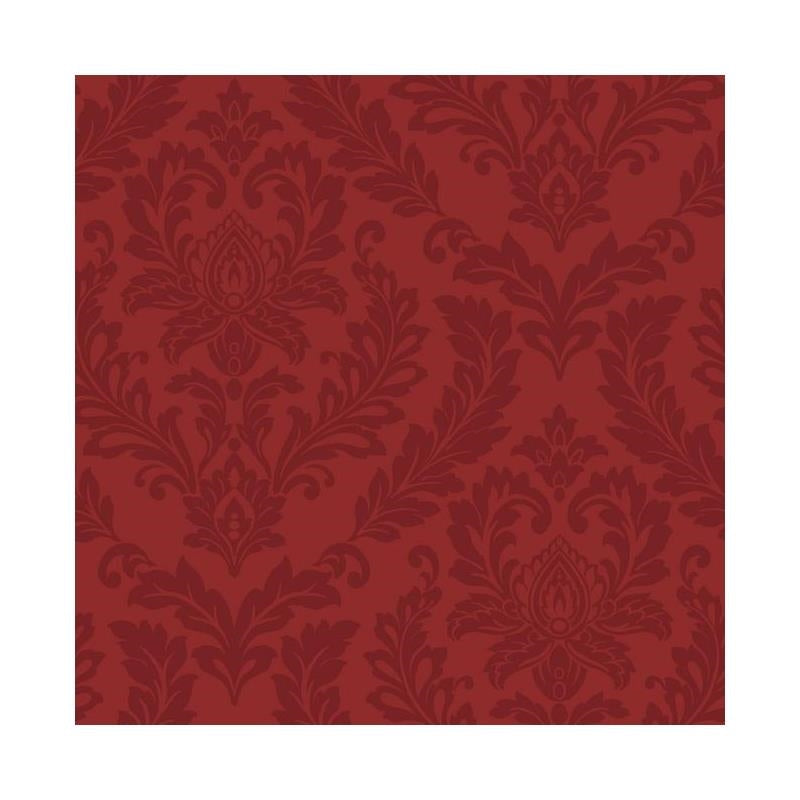 Sample LW5895 Red Damask by Inspired by Color