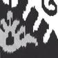 Sample 302830W-19WP Kazak, Black Metallic Silver by Quadrille Wallpaper