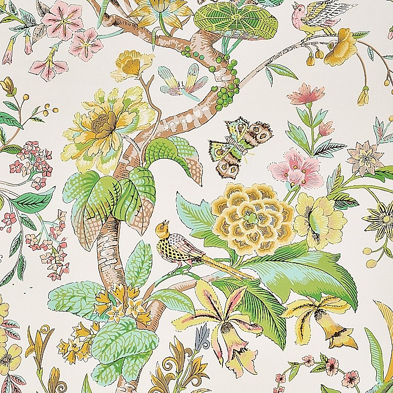 Shop 1314001 Cranley Garden Pink Schumacher Fabric