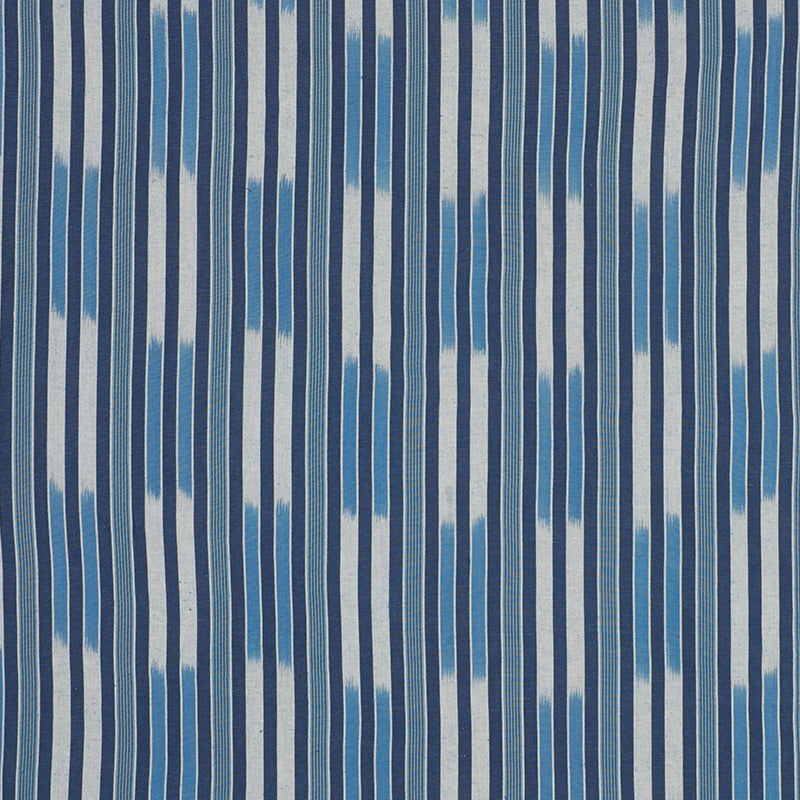 Purchase sample of 71970 Cusco Ikat, Blue by Schumacher Fabric