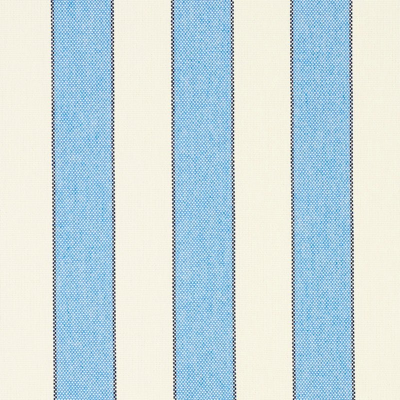 Purchase sample of 79050 Blumont Stripe Indoor/Outdoor, Blue by Schumacher Fabric