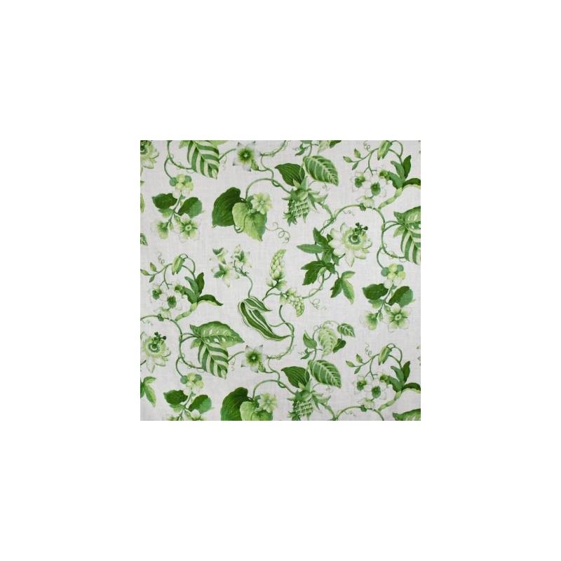 Buy S3187 Lime Green Floral Greenhouse Fabric