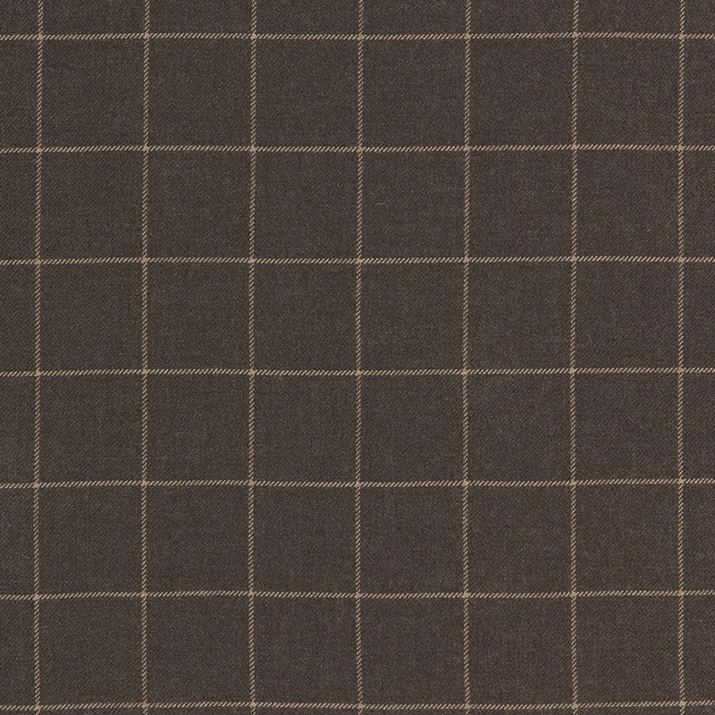 Select 66770 Bancroft Wool Plaid Sable by Schumacher Fabric