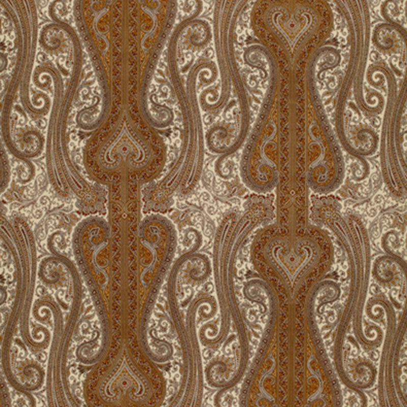 Purchase sample of 170621 Chavant Paisley, Caramel by Schumacher Fabric