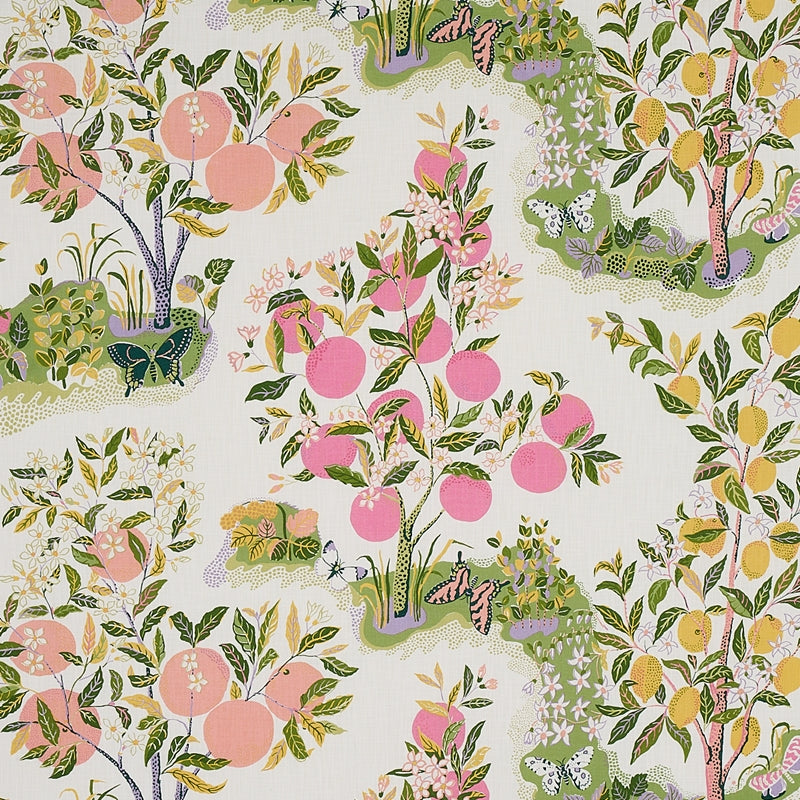 Purchase sample of 177333 Citrus Garden Indoor/Outdoor, Garden by Schumacher Fabric