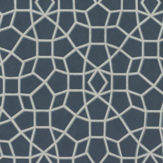 Search HC7528 Handcrafted Naturals Sculptural Web Blue by Ronald Redding Wallpaper
