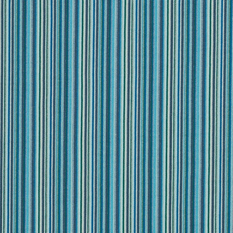 Purchase sample of 79352 Sinoir Stripe, Blue by Schumacher Fabric