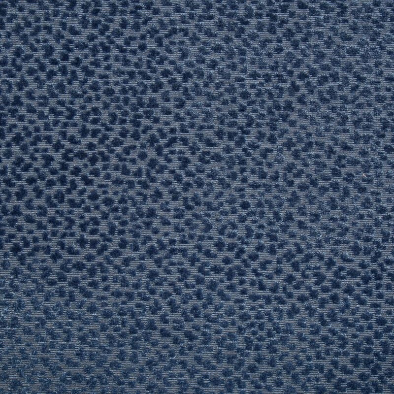 Sample 8017126-5 La Panthere Velvet Blue Animal Skins Brunschwig and Fils Fabric