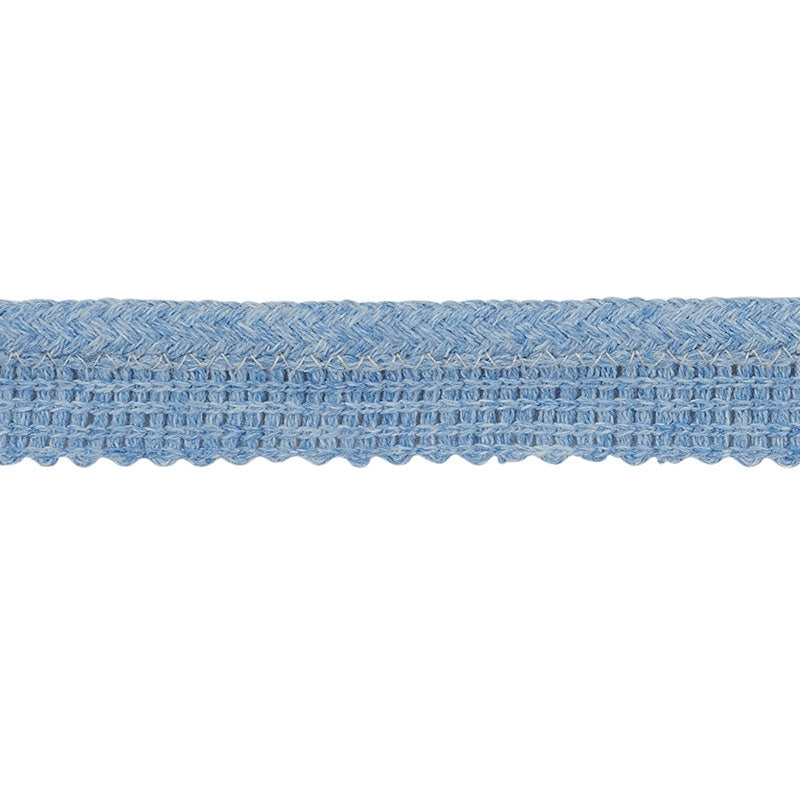 72422 | Eubie Lip Cord, Blue - Schumacher Fabric