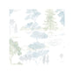 Sample FW36829 Fresh Watercolors, Blue Forest Wallpaper in Blues Greens by Norwall