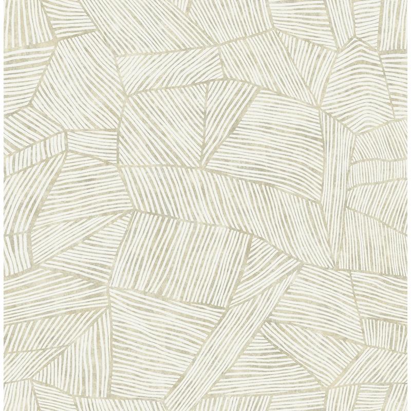 Sample 4014-26400 Seychelles, Aldabra Taupe Textured Geometric Wallpaper by A-Street Prints Wallpaper