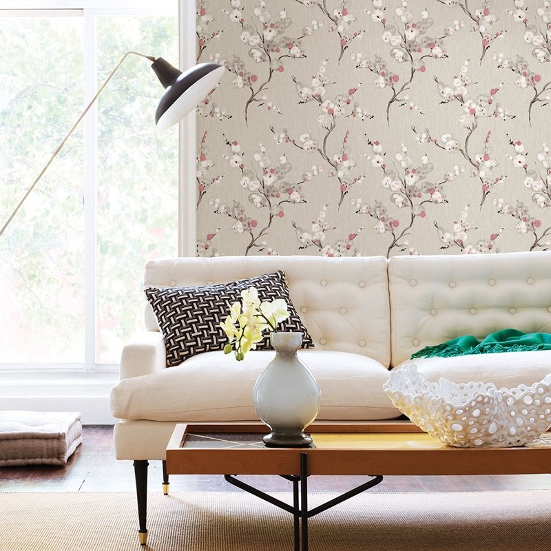 Buy 2764-24307 Bliss Coral Blossom Mistral A-Street Prints Wallpaper