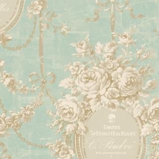 Select HE50002 Heritage Floral by Seabrook Wallpaper