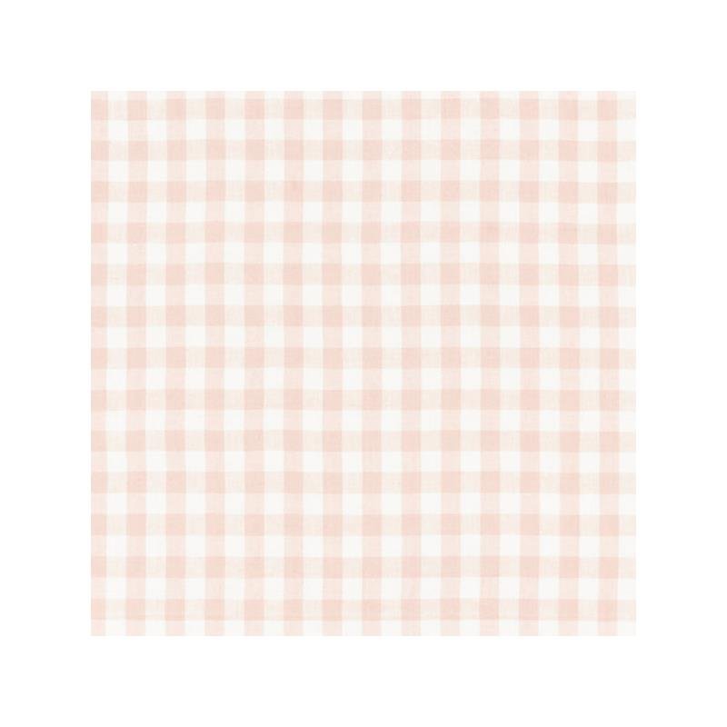 Sample 27166-001 Swedish Linen Check, Blush - Scalamandre Fabric (SC 000127166)