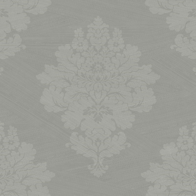 Buy DD10007 Patina Wool Damask by Wallquest Wallpaper