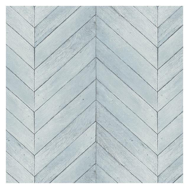 Purchase G67995 Organic Textures Blue Chevron Wood Wallpaper by Norwall Wallpaper
