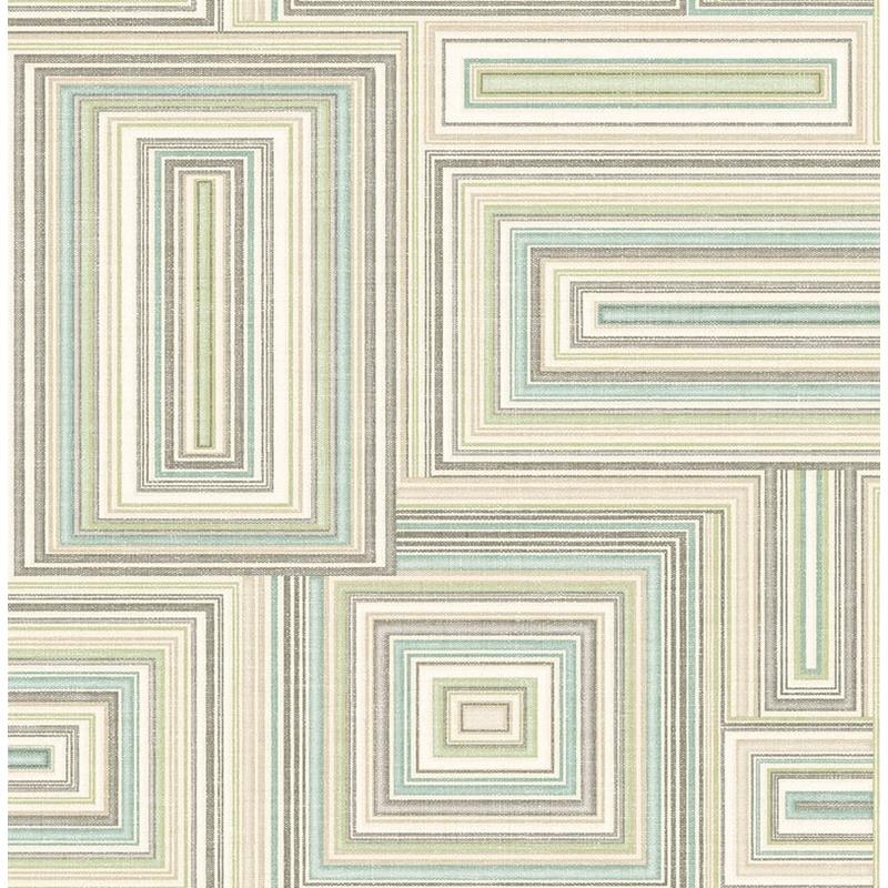 Order LG90504 Lugano Blue Block by Seabrook Wallpaper