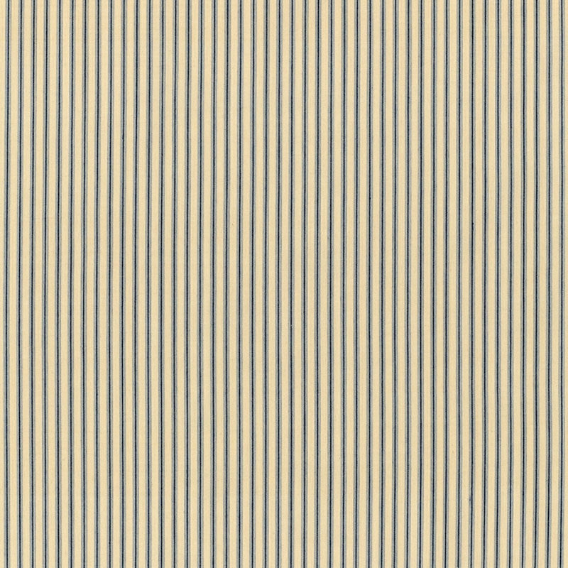 Purchase sample of 60073 Wellfleet Ticking, Chambray by Schumacher Fabric