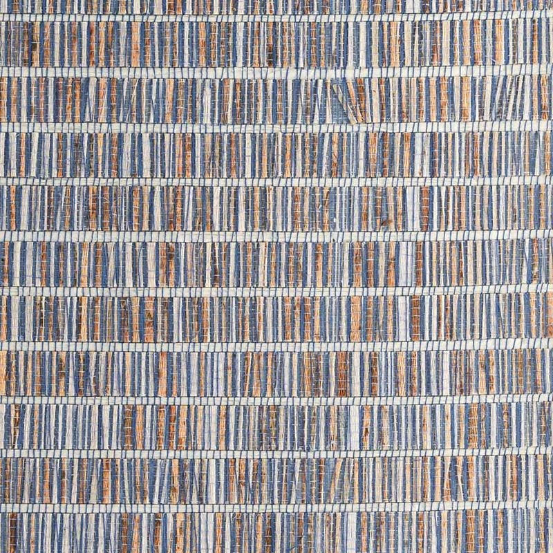 Purchase 1984 Totally Tatami Nara Blue Grasscloth by Phillip Jeffries Wallpaper