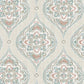 View 2821-25150 Folklore. Adele Teal A-Street Wallpaper