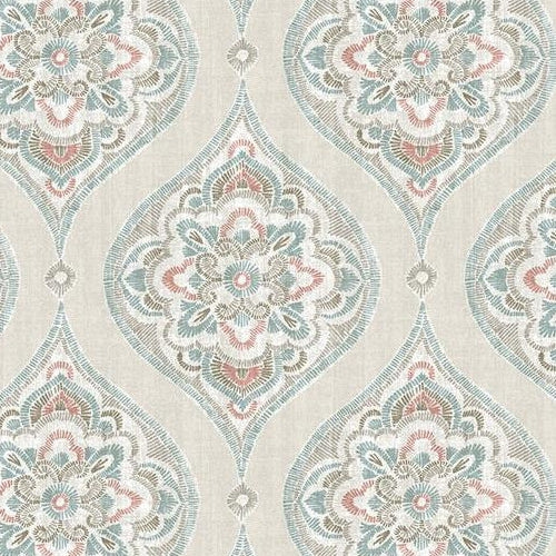 View 2821-25150 Folklore. Adele Teal A-Street Wallpaper
