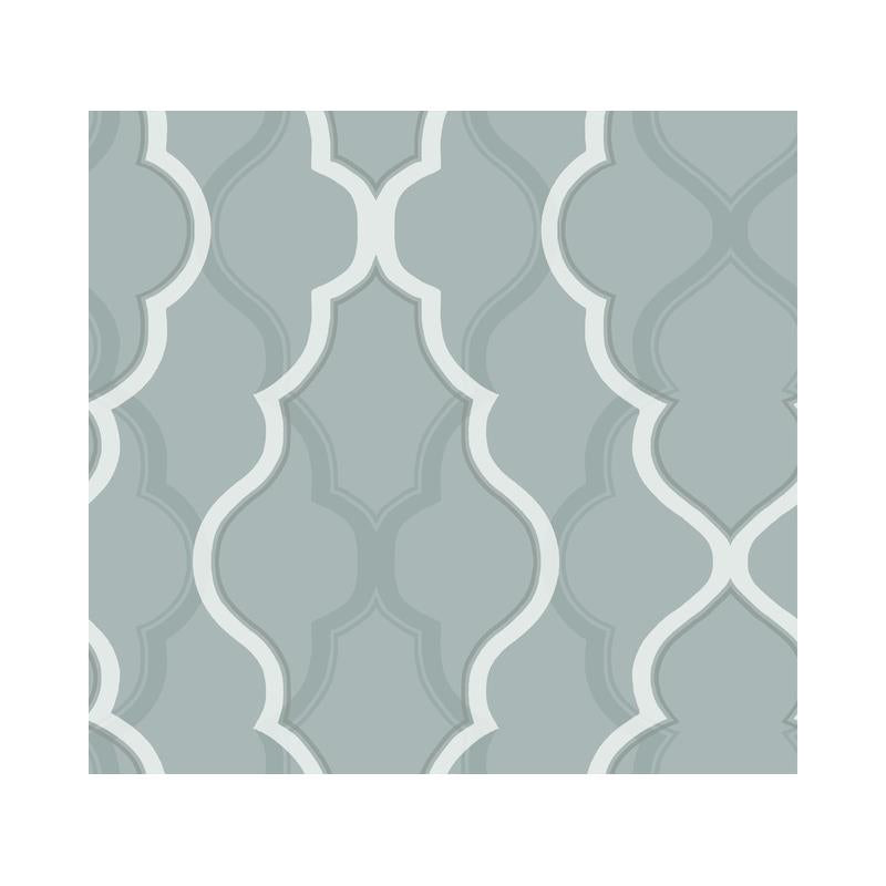 Sample CI2394 Modern Artisan II Double Damask Teal Candice Olson