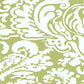 Sample 2335-45WP San Marco Reverse, New Apple on Almost White by Quadrille Wallpaper