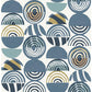 Acquire 4014-26446 Seychelles Mahe Blue Mod Geometric Wallpaper Blue A-Street Prints Wallpaper