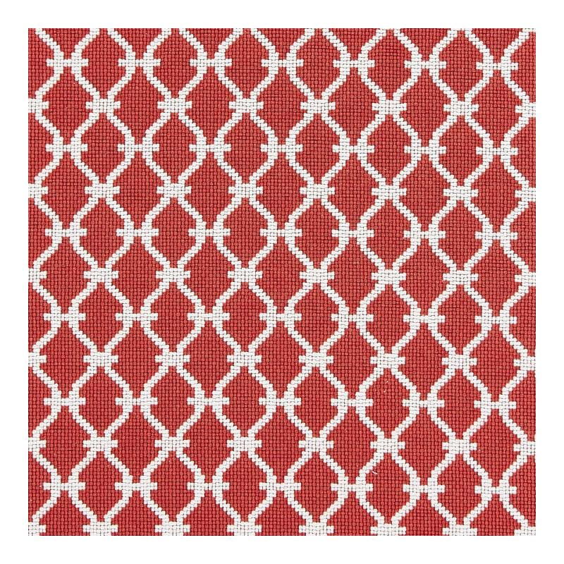 Search 27009-006 Trellis Weave Poppy by Scalamandre Fabric