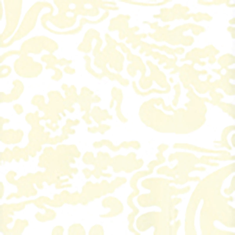 Sample 2335-21WP San Marco Reverse, White on Off White by Quadrille Wallpaper