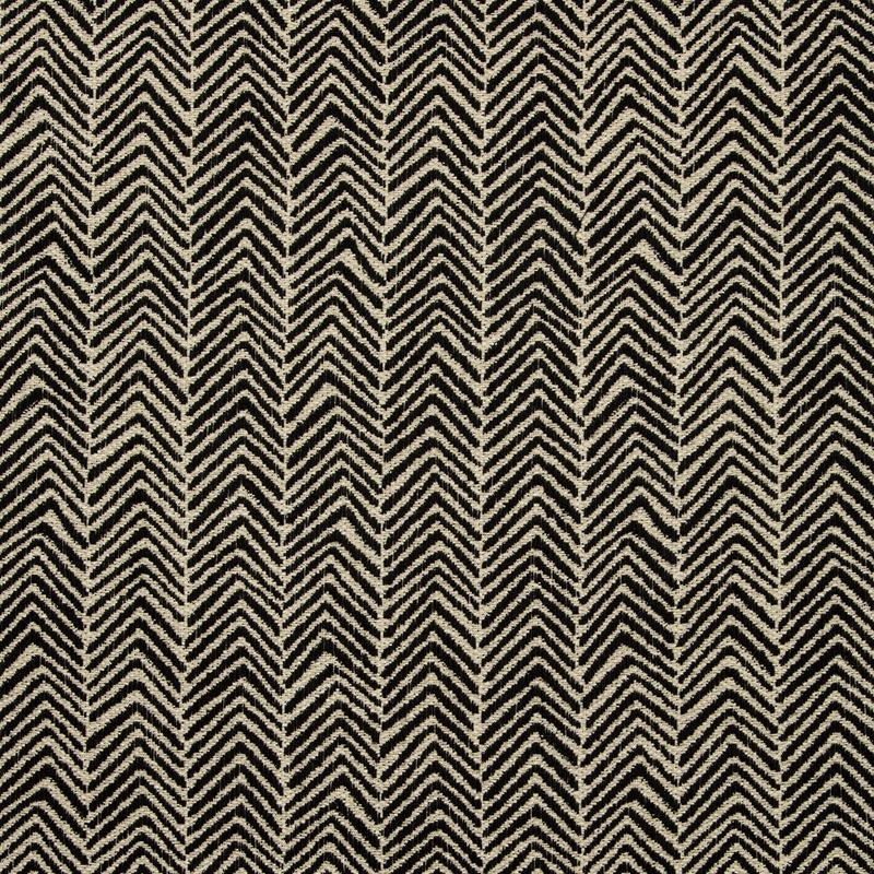 Order 35722.18.0  Herringbone/Tweed Black by Kravet Design Fabric