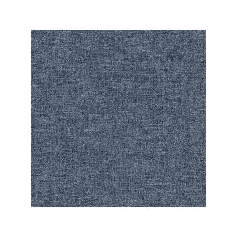 Sample M1701 Archive Collection, Glen Dark Blue Linen Wallpaper by Brewster