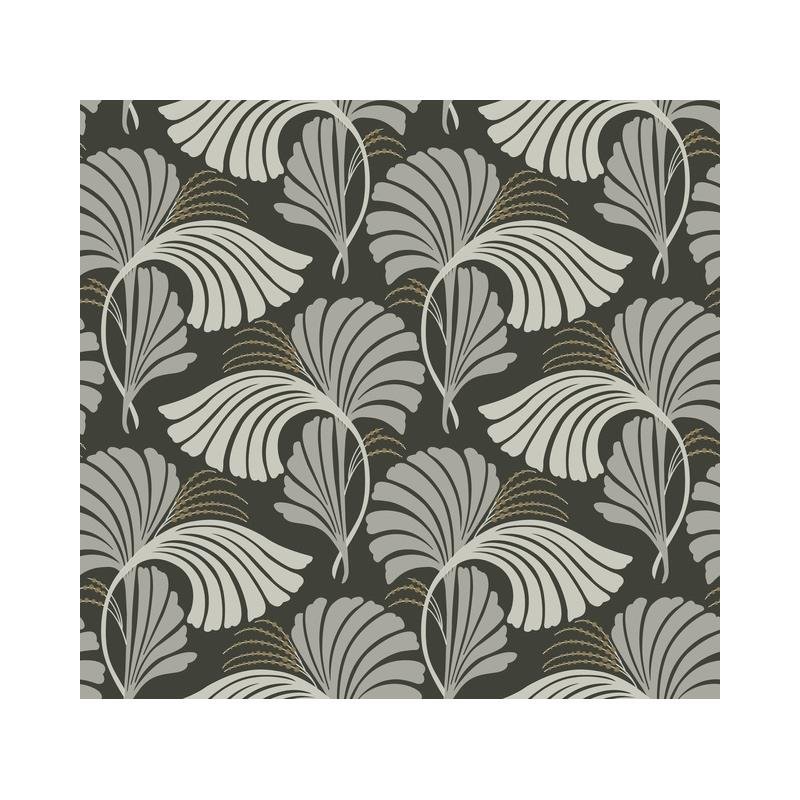 Sample DT5134 Dancing Leaves, After 8 by Candice Olson Wallpaper