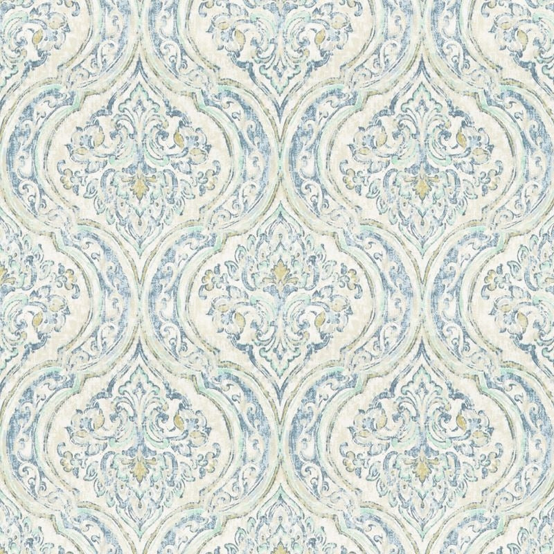 Sample HYST-1 Hysterical, Seaglass Green Light Green Stout Fabric