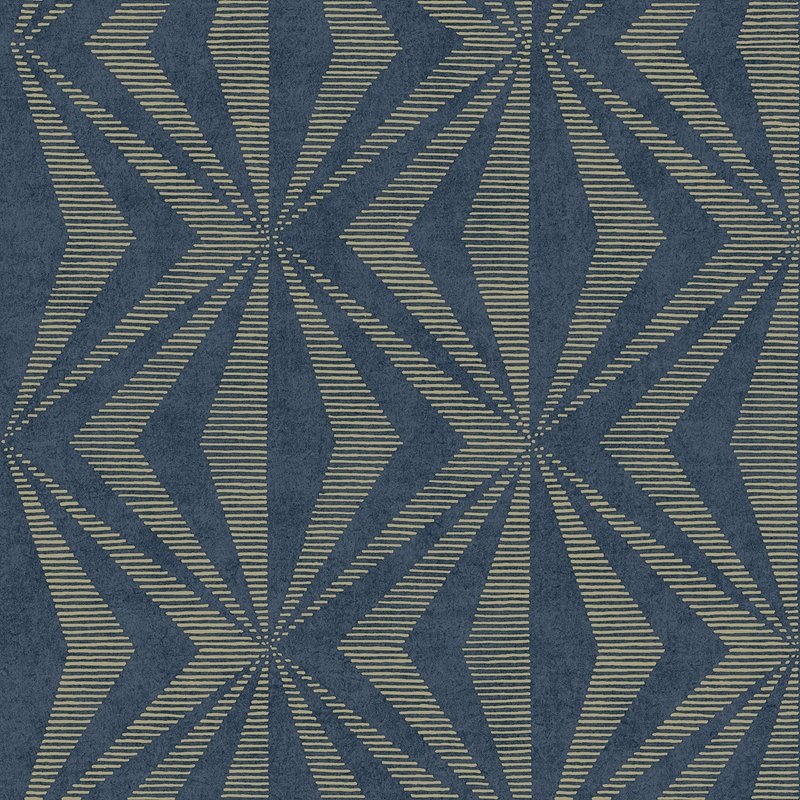 Order 4025-82552 Radiance Monge Blue Geometric Wallpaper Blue by Advantage
