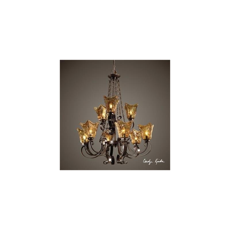 21105 Knotted Rattan Light 3 Lt. Pendant by Uttermost,,,