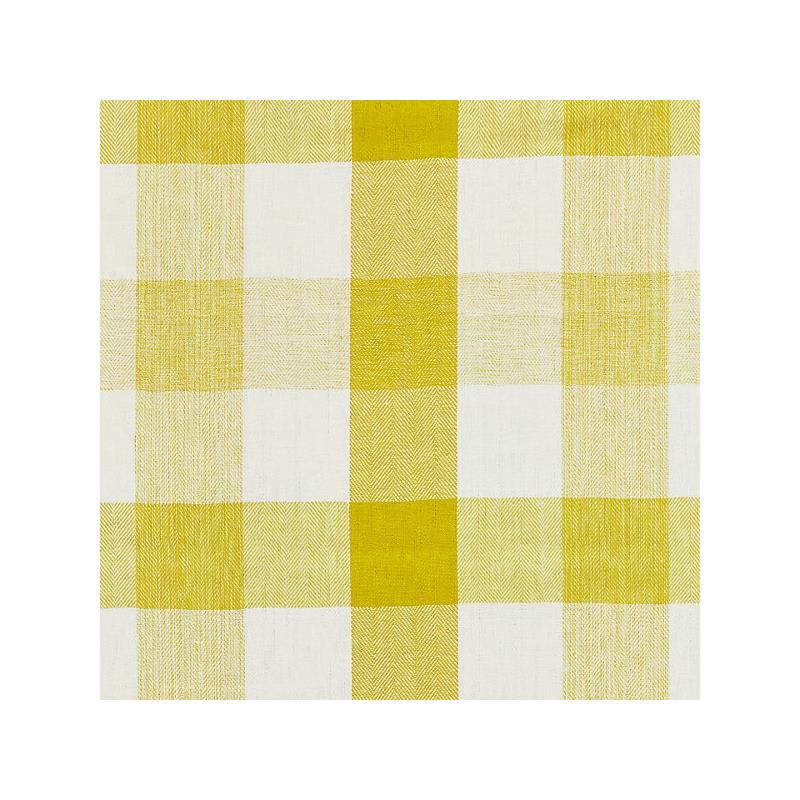 Search 27135-003 Westport Linen Plaid Citron by Scalamandre Fabric